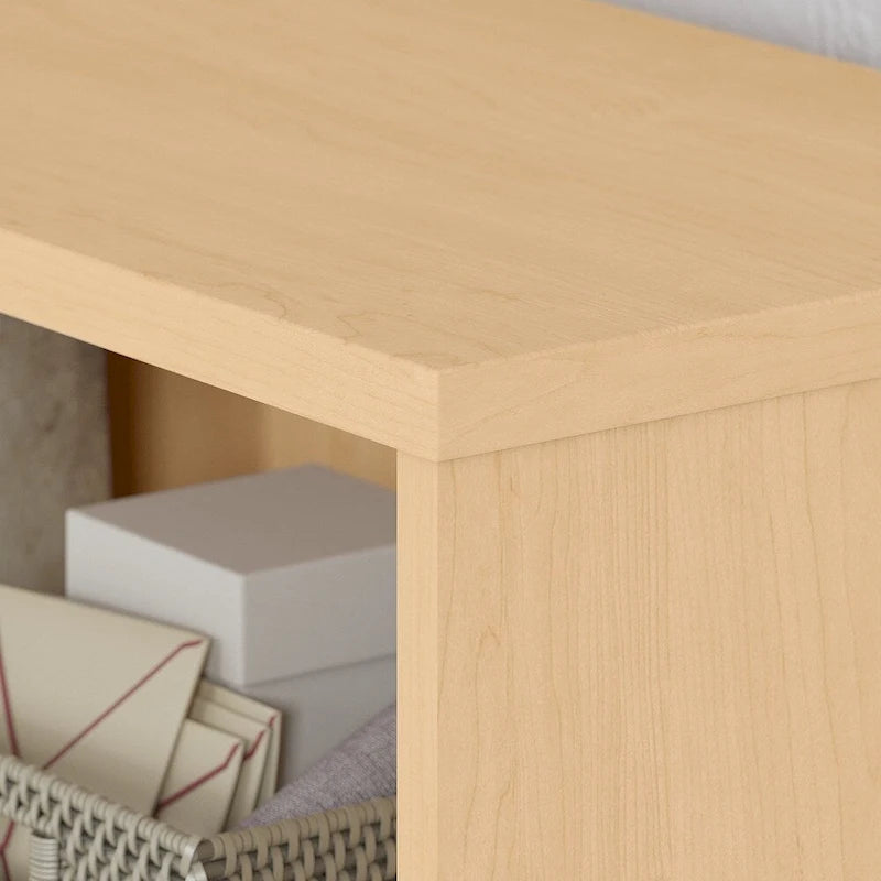 2-Shelf Bookcase Cabinet with Metal Base - Multiple Colors Available