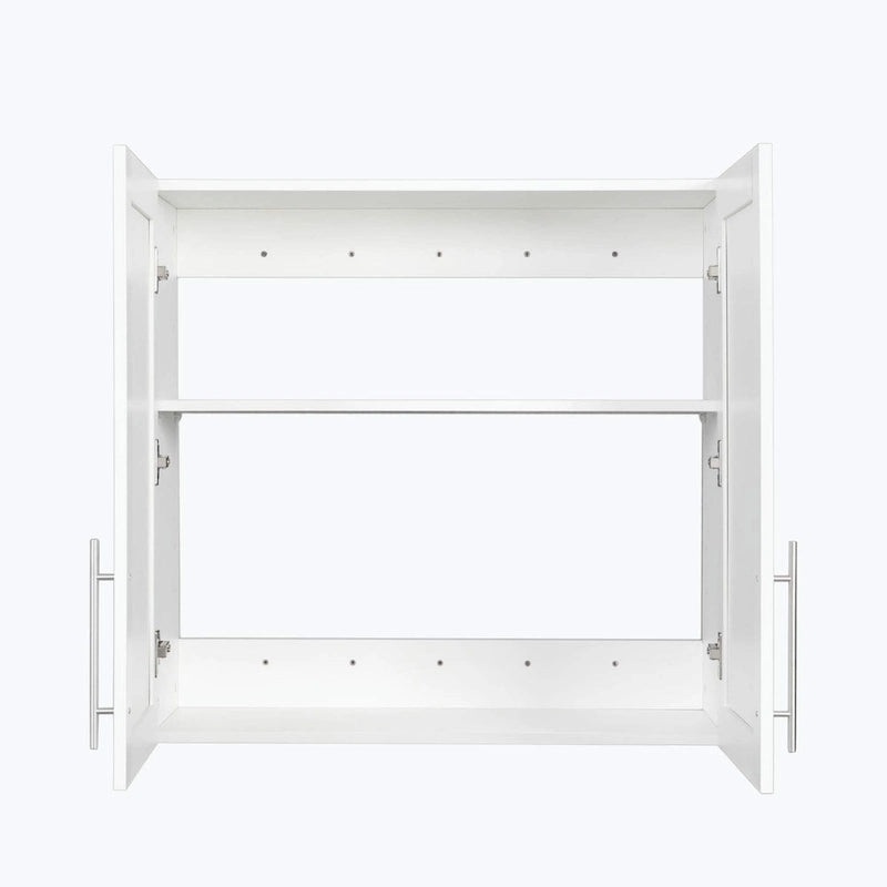 White Wall-Mounted Storage Cabinet