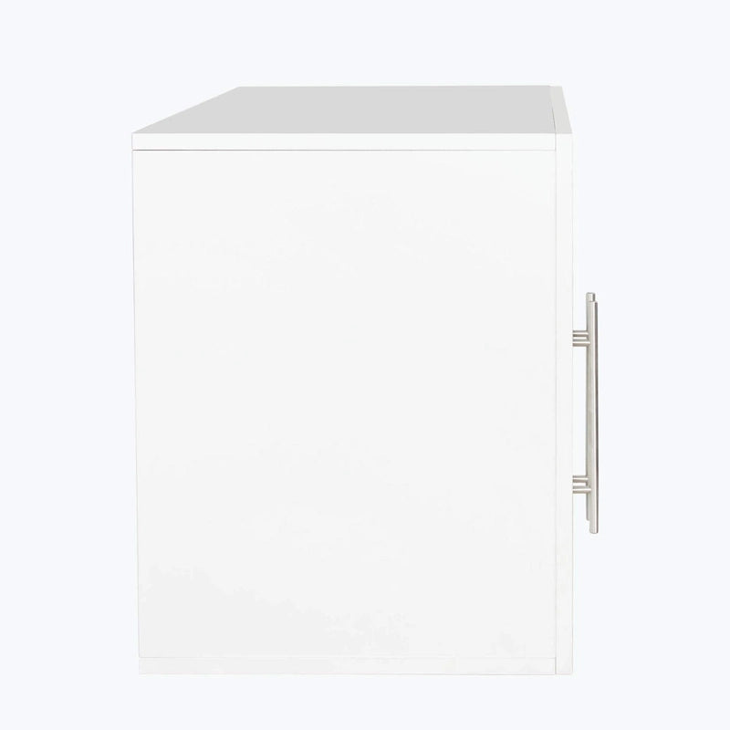 White Wall-Mounted Storage Cabinet