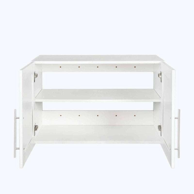 White Wall-Mounted Storage Cabinet
