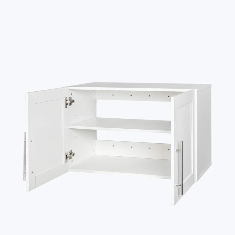 White Wall-Mounted Storage Cabinet