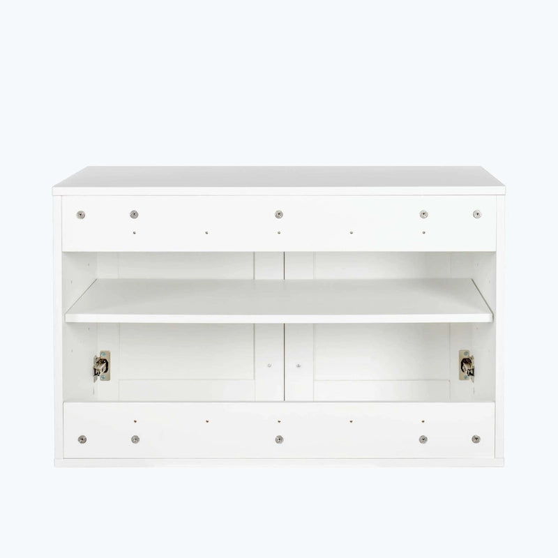 White Wall-Mounted Storage Cabinet
