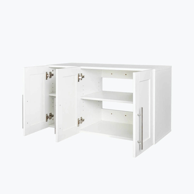 White Wall-Mounted Storage Cabinet