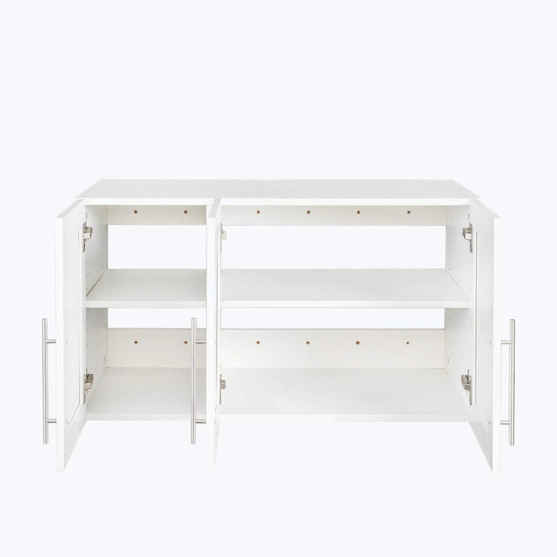 White Wall-Mounted Storage Cabinet