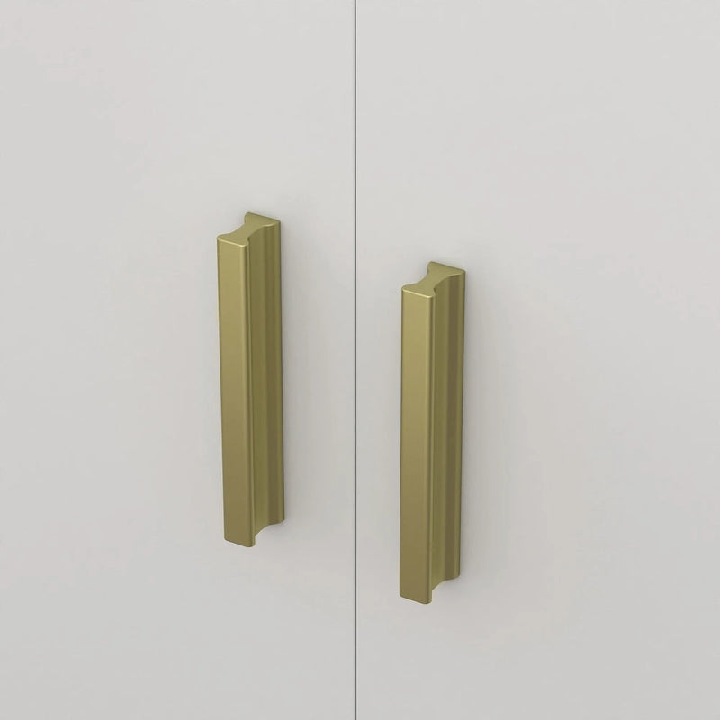 White Tall Storage Cabinet with Drawer - Multi-User