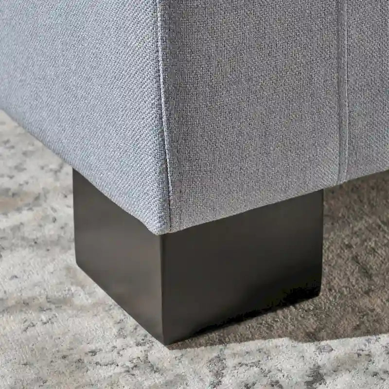 Tufted Storage Ottoman Bench with Lid - 50" Wide