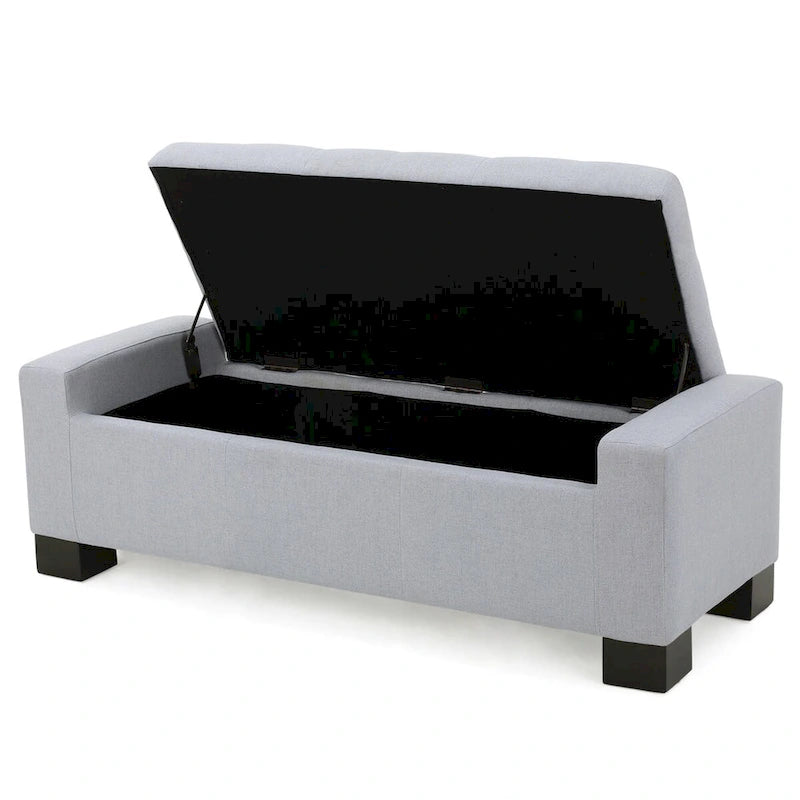 Tufted Storage Ottoman Bench with Lid - 50" Wide