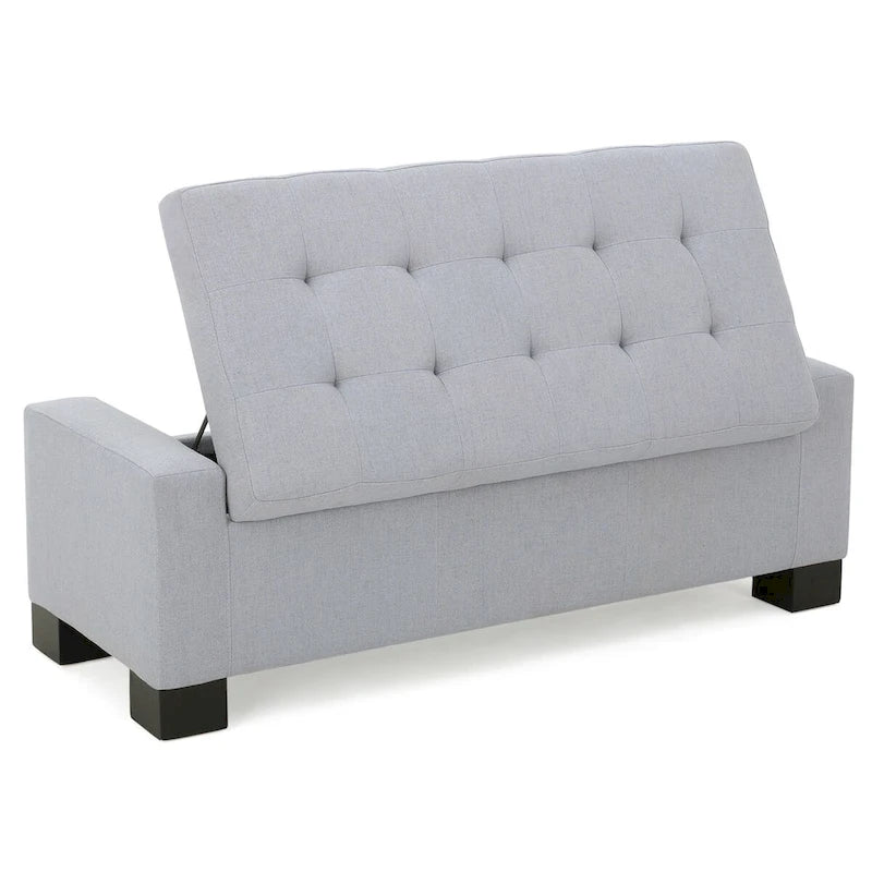 Tufted Storage Ottoman Bench with Lid - 50" Wide