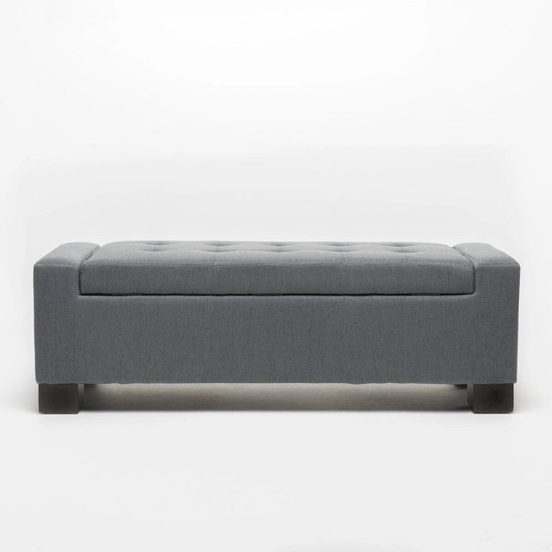 Tufted Storage Ottoman Bench with Lid - 50" Wide