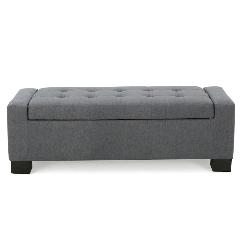Tufted Storage Ottoman Bench with Lid - 50" Wide