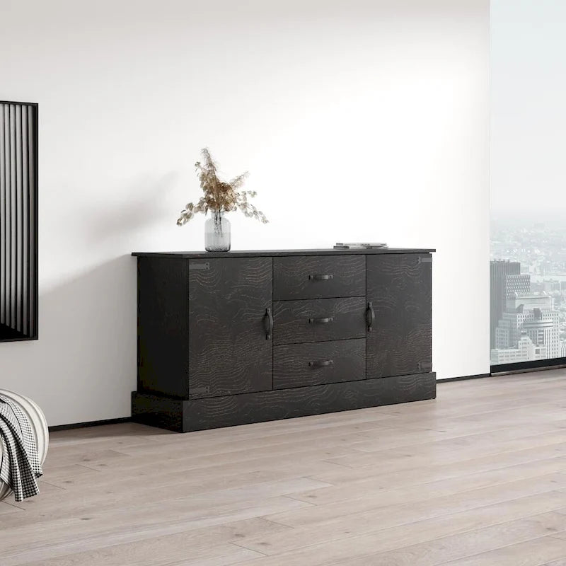 Modern Matte Sideboard - Multi-Purpose Storage