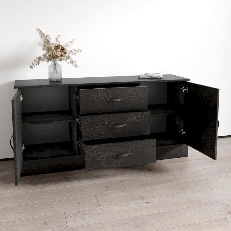 Modern Matte Sideboard - Multi-Purpose Storage