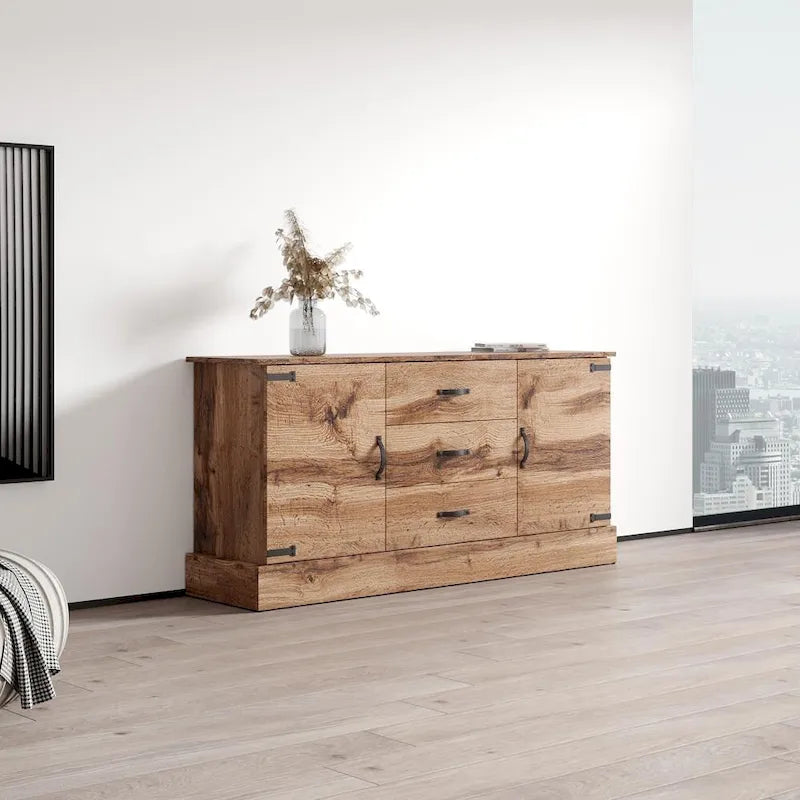 Modern Matte Sideboard - Multi-Purpose Storage