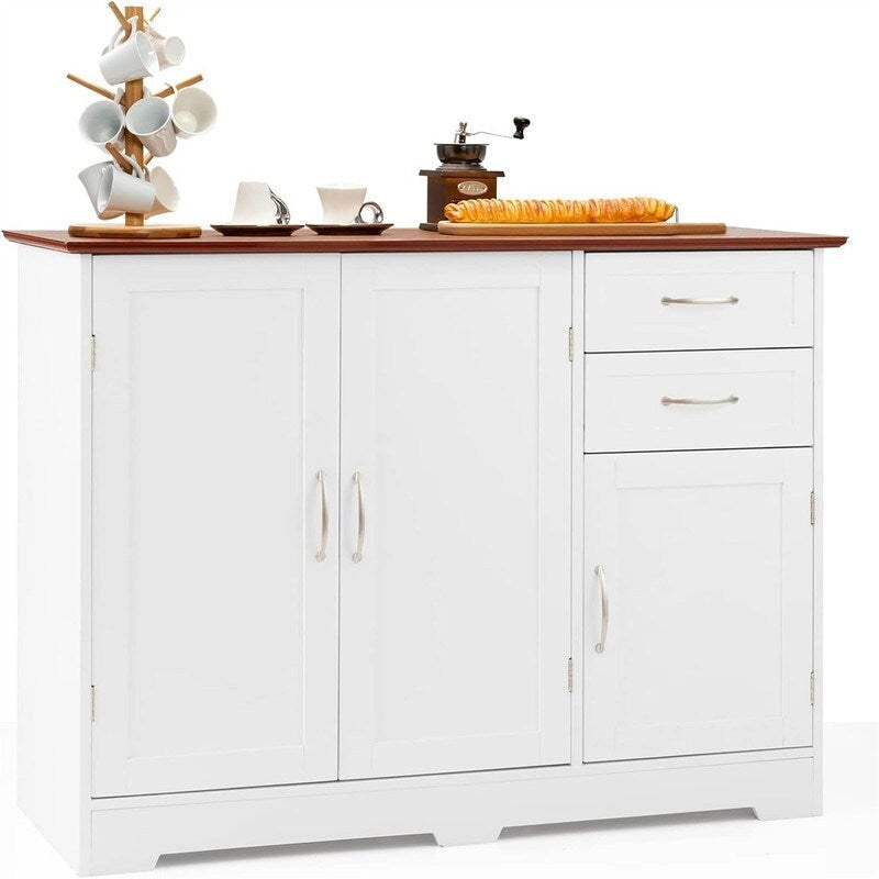 2-Drawer 2-Cabinet Storage Sideboard