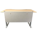 54-Inch Desk Privacy Panel - Beige/Charcoal