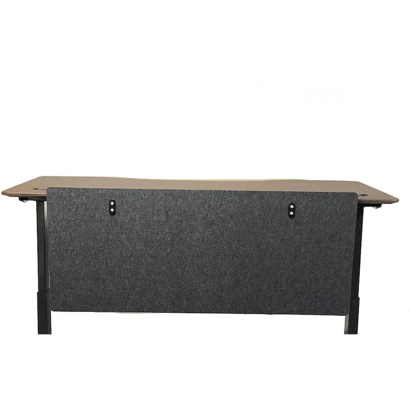 54-Inch Desk Privacy Panel - Beige/Charcoal