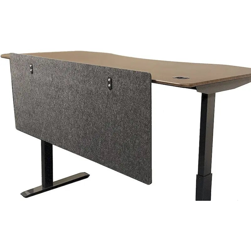 54-Inch Desk Privacy Panel - Beige/Charcoal