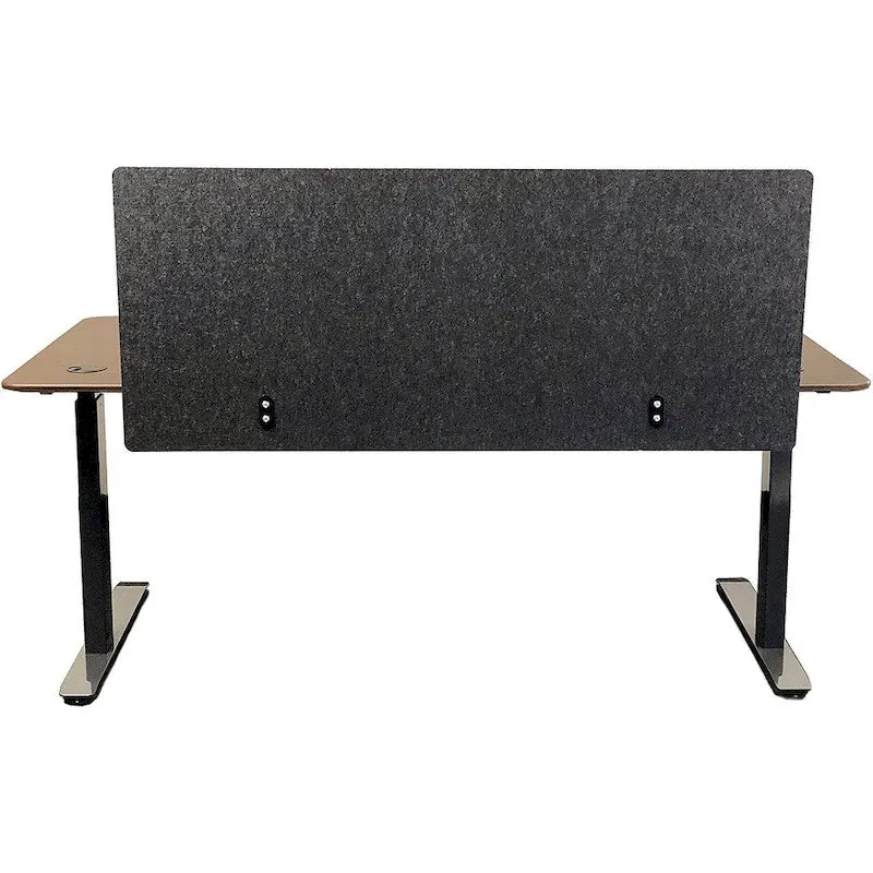 54-Inch Desk Privacy Panel - Beige/Charcoal