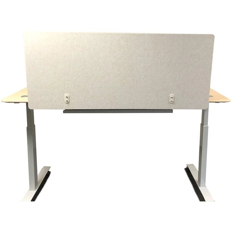 54-Inch Desk Privacy Panel - Beige/Charcoal