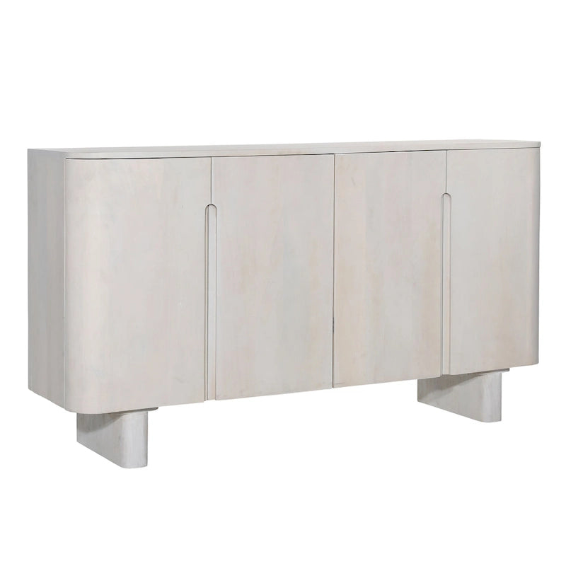 Essex 39 Tall 4-Door Cabinet, White