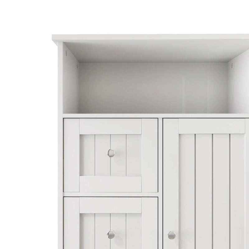 White 3-Drawer Storage Cabinet for Bathroom