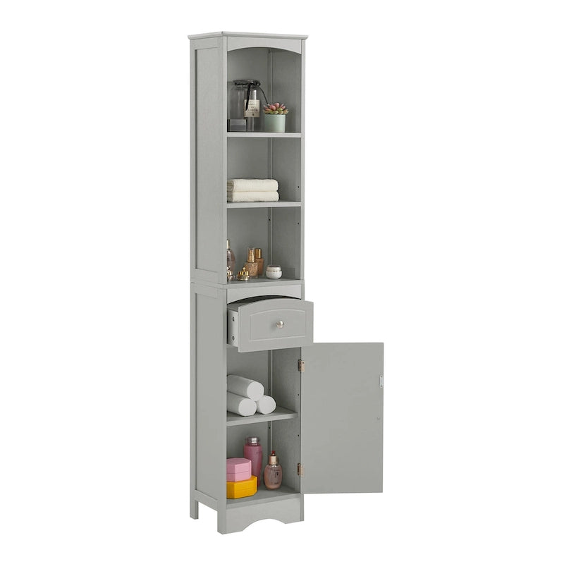 Freestanding Bathroom Storage Cabinet with Drawer - Light Color