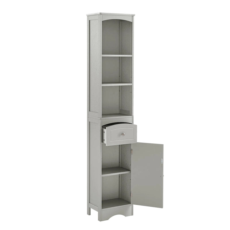 Freestanding Bathroom Storage Cabinet with Drawer - Light Color