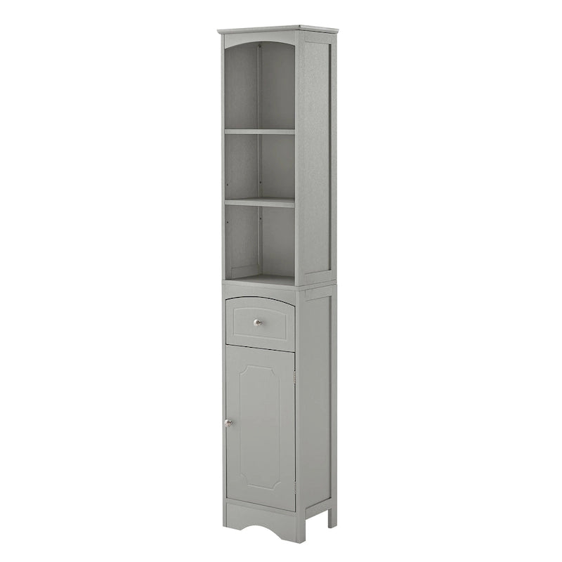 Freestanding Bathroom Storage Cabinet with Drawer - Light Color