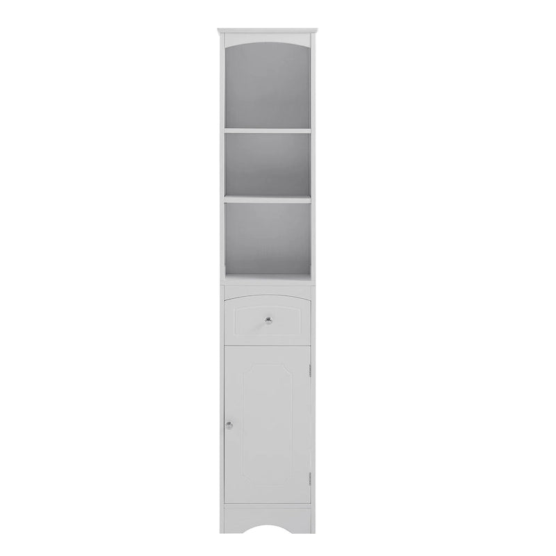 Freestanding Bathroom Storage Cabinet with Drawer - Light Color