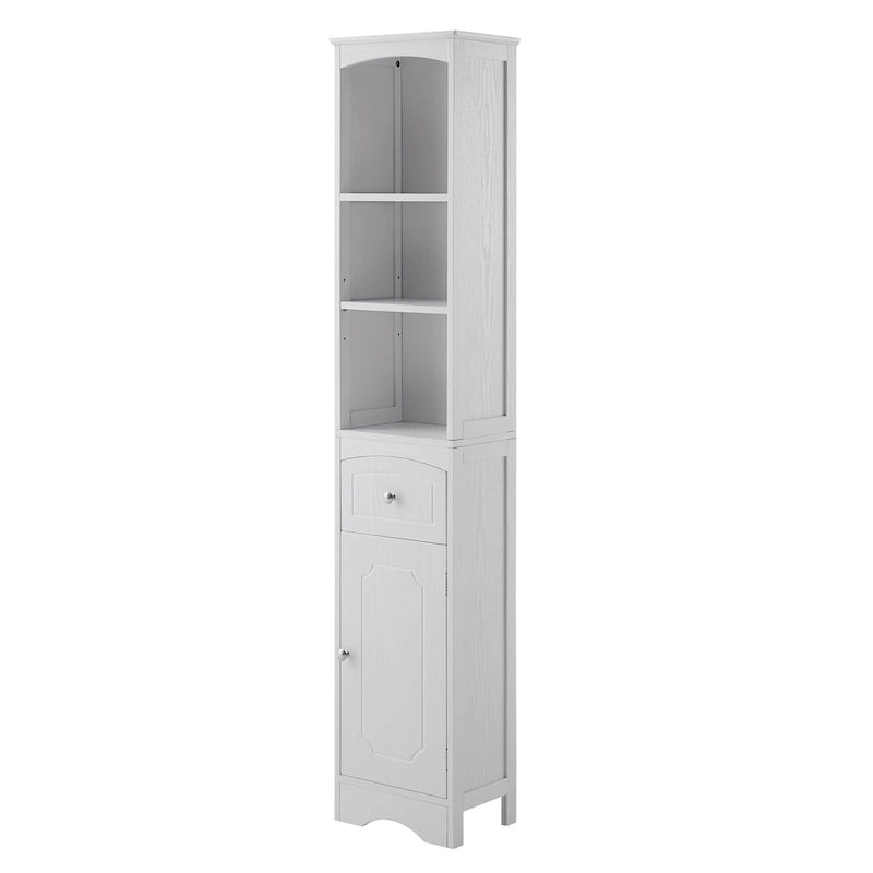 Freestanding Bathroom Storage Cabinet with Drawer - Light Color