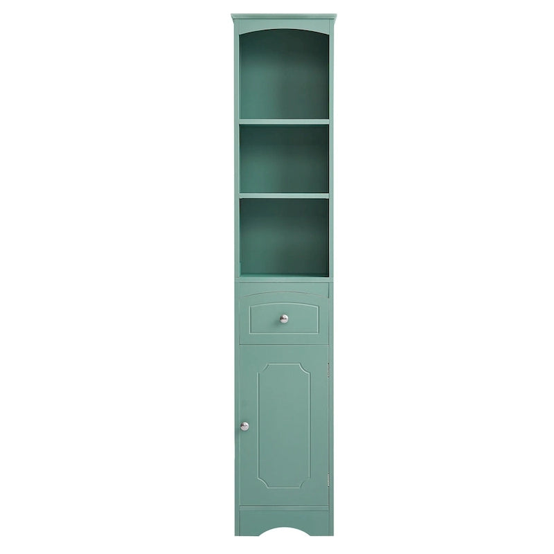 Freestanding Bathroom Storage Cabinet with Drawer - Light Color