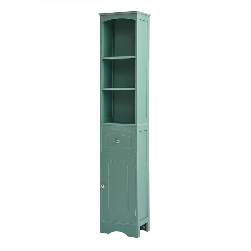 Freestanding Bathroom Storage Cabinet with Drawer - Light Color