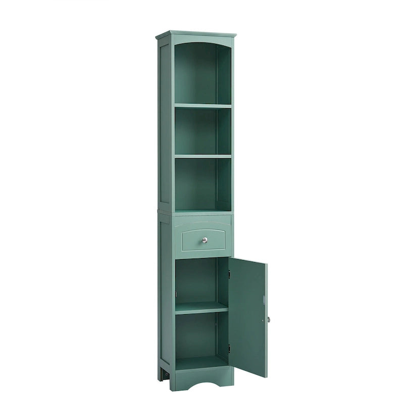 Freestanding Bathroom Storage Cabinet with Drawer - Light Color