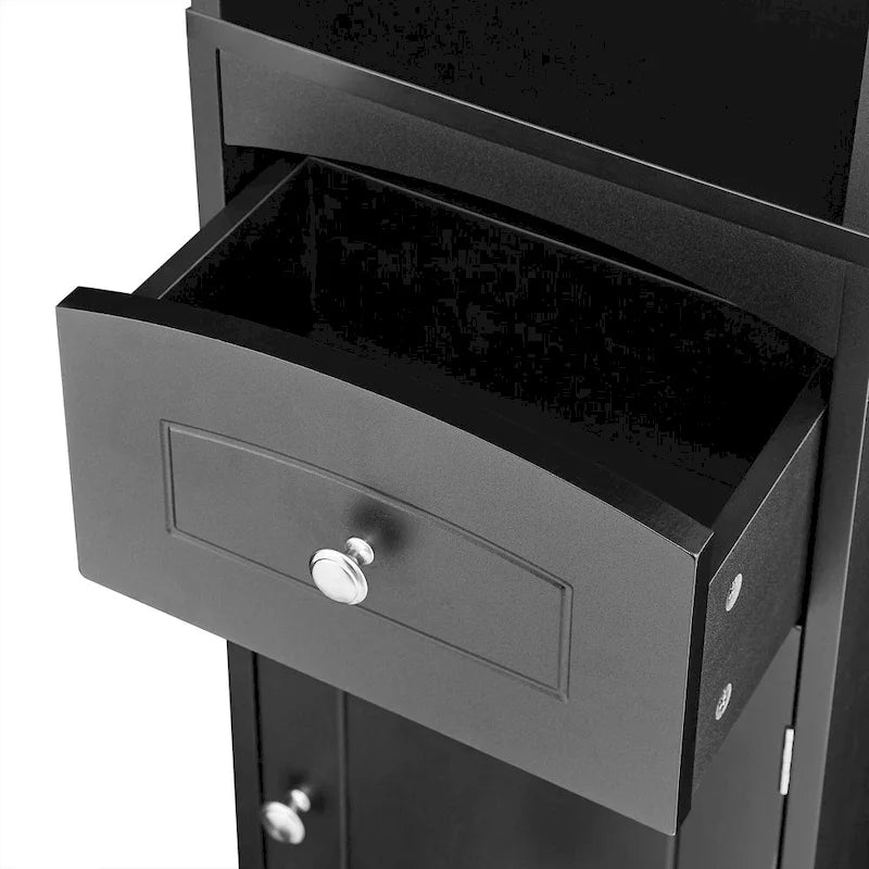 Freestanding Bathroom Storage Cabinet with Drawer - Light Color